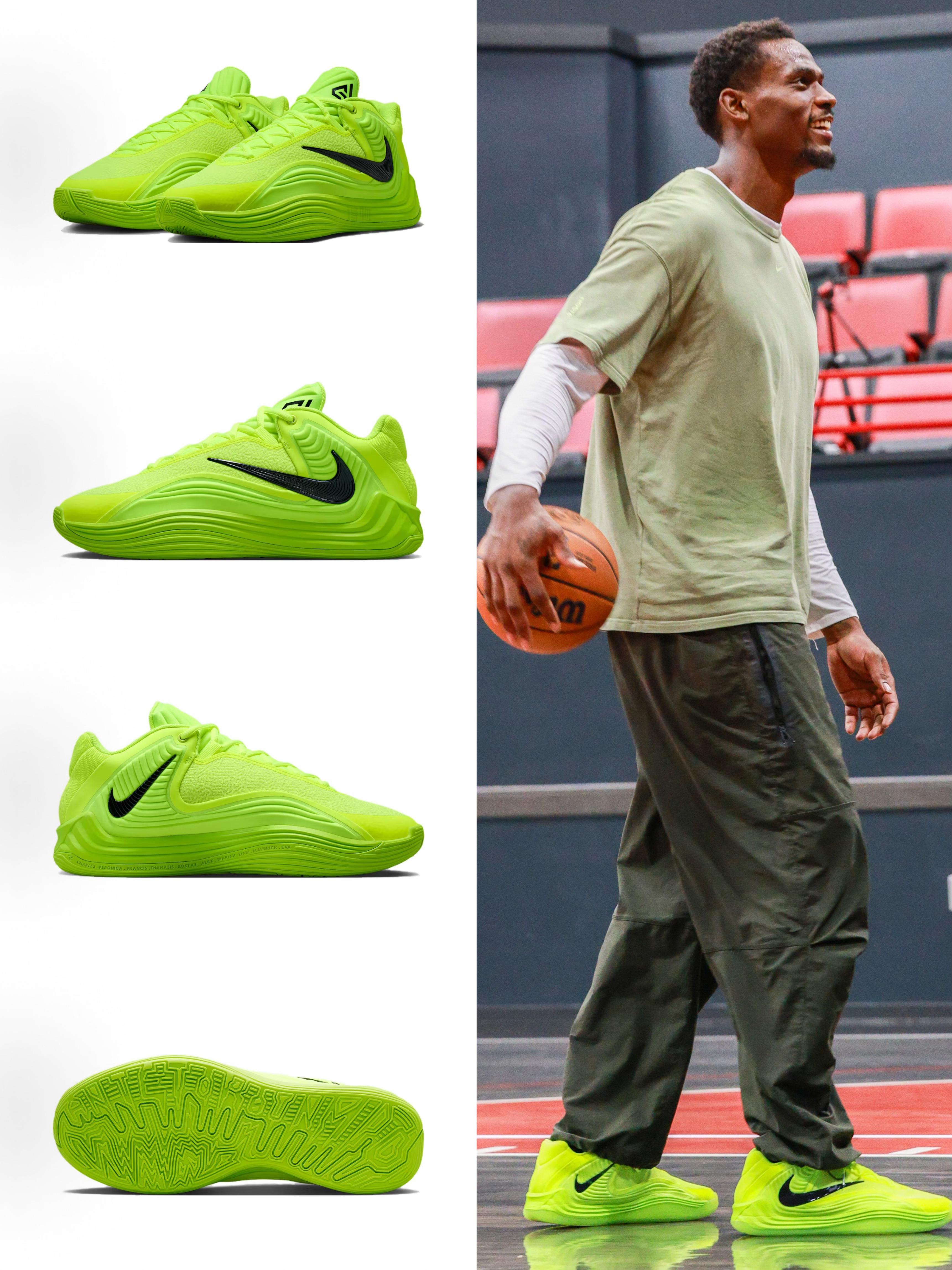 内线猛兽特训!杰伦杜伦训练上脚Nike Giannis Freak 7 EP